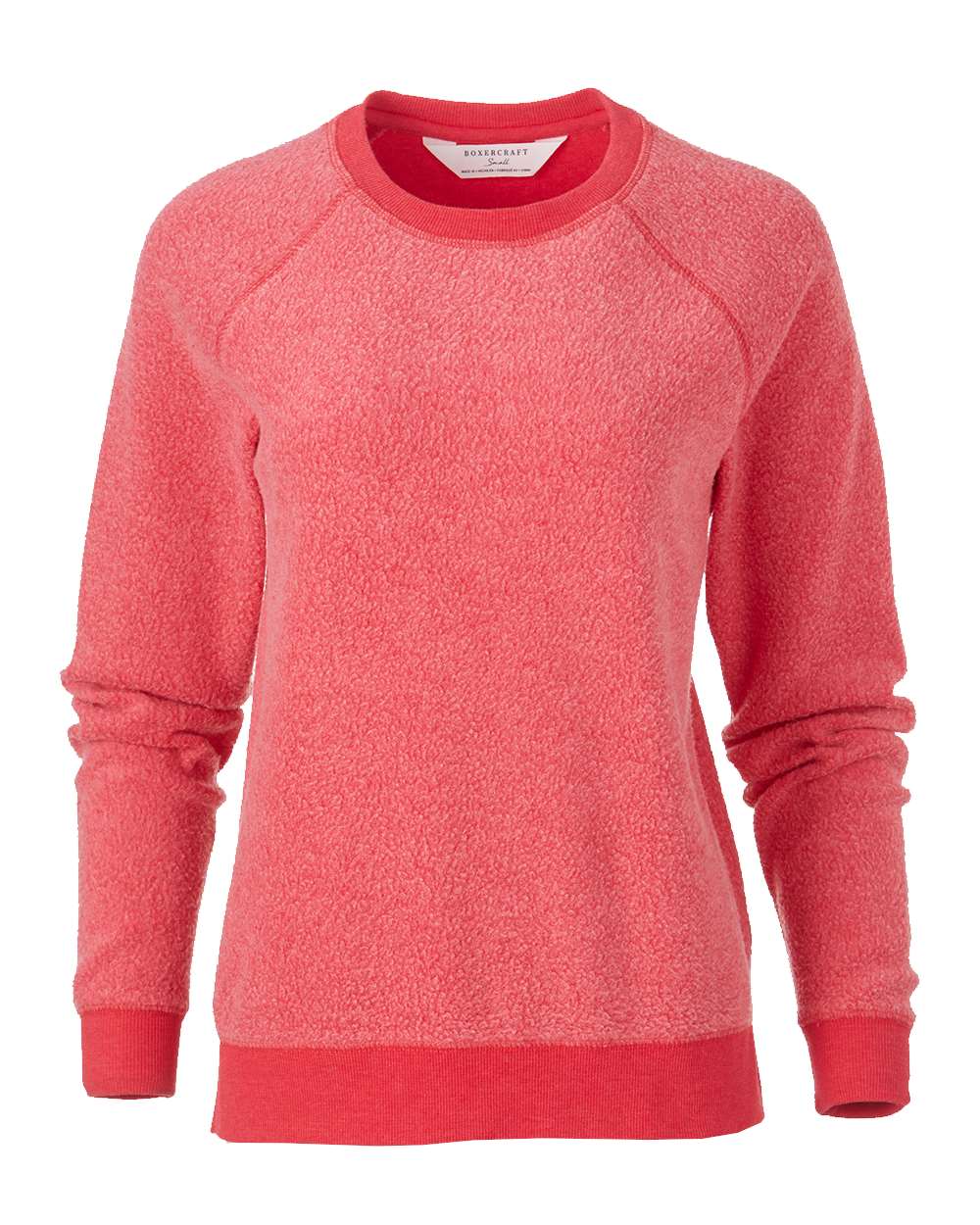 Women's Fleece Out Pullover - Front - B17703701 - Red