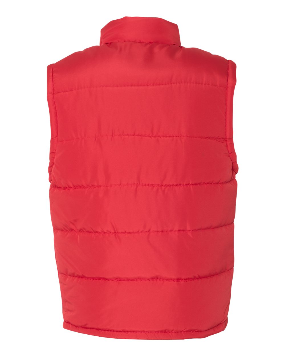 Men's Puffer Vest - Back - B20586703 - Red