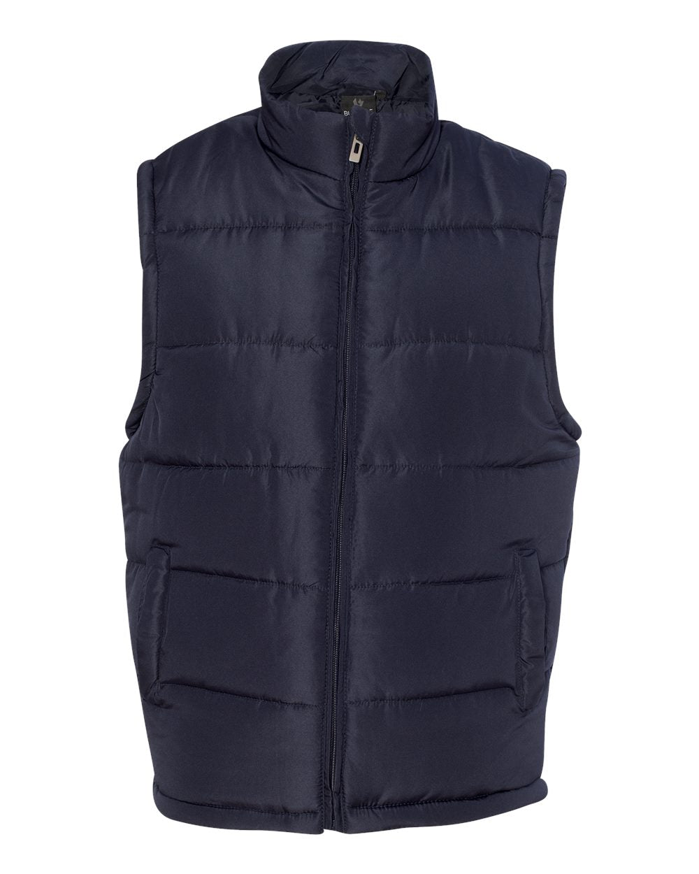 Men's Puffer Vest - Front - B20586653 - Navy