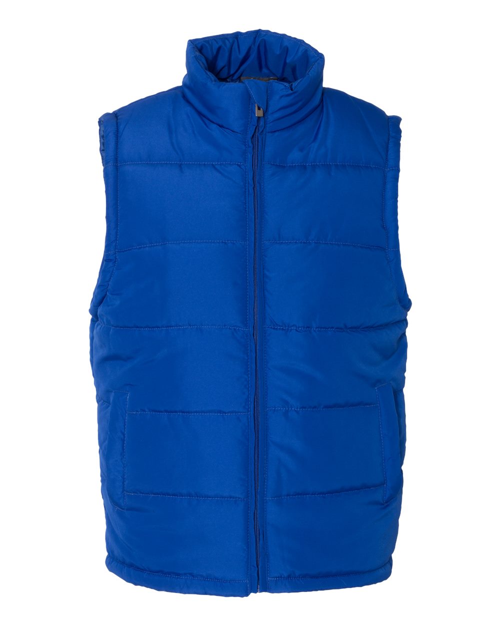 Men's Puffer Vest - Front - B20586753 - Royal
