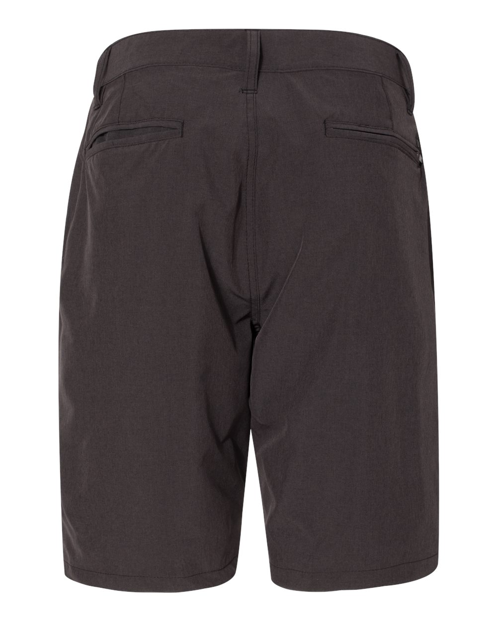 Men's Hybrid Stretch Shorts - Back - B13286510 - Black Heather