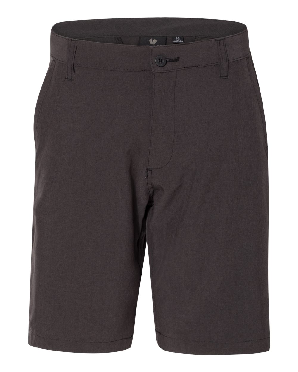 Men's Hybrid Stretch Shorts - Front - B13286510 - Black Heather