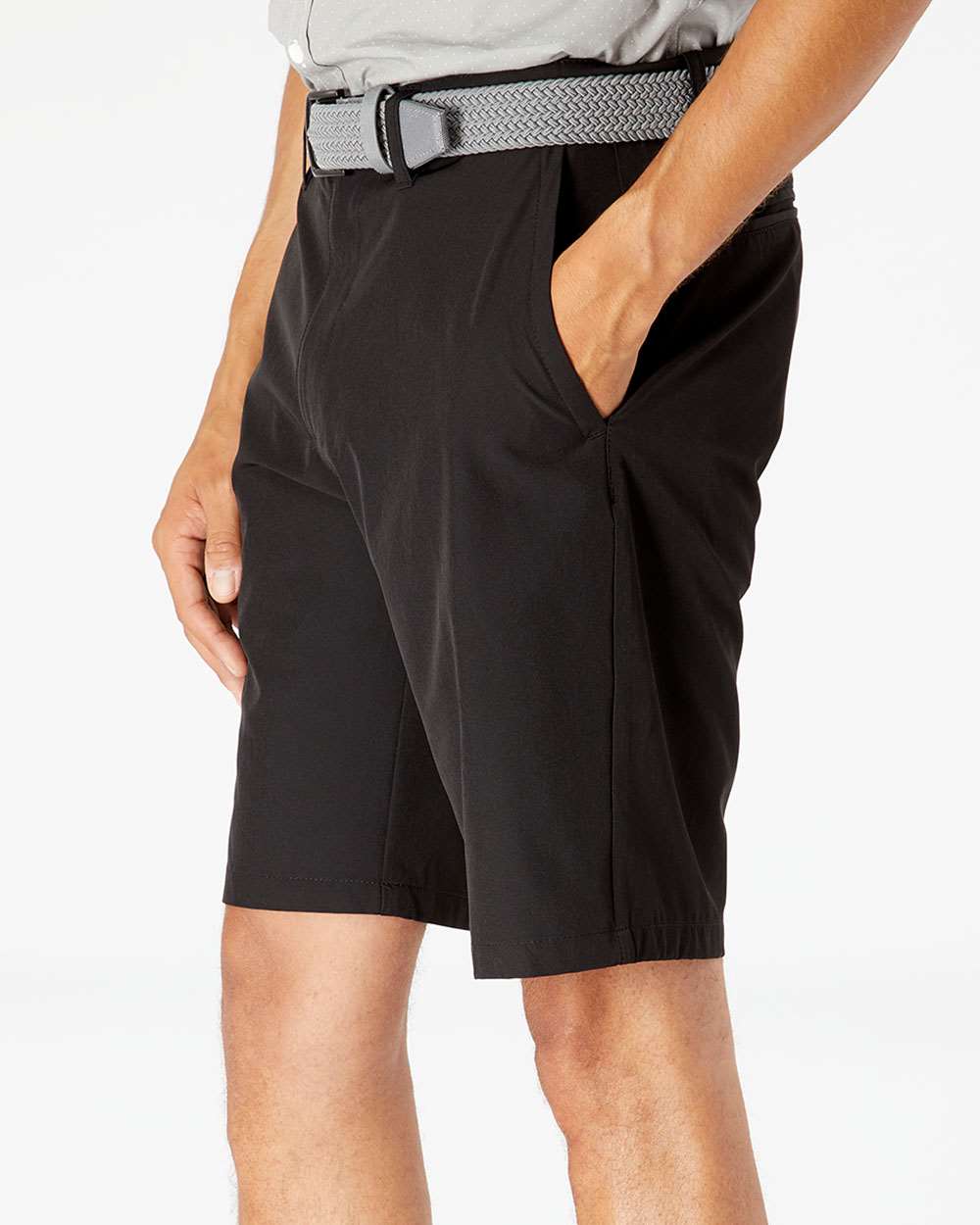 Men's Hybrid Stretch Shorts - OnModelSide - B13286500 - Black