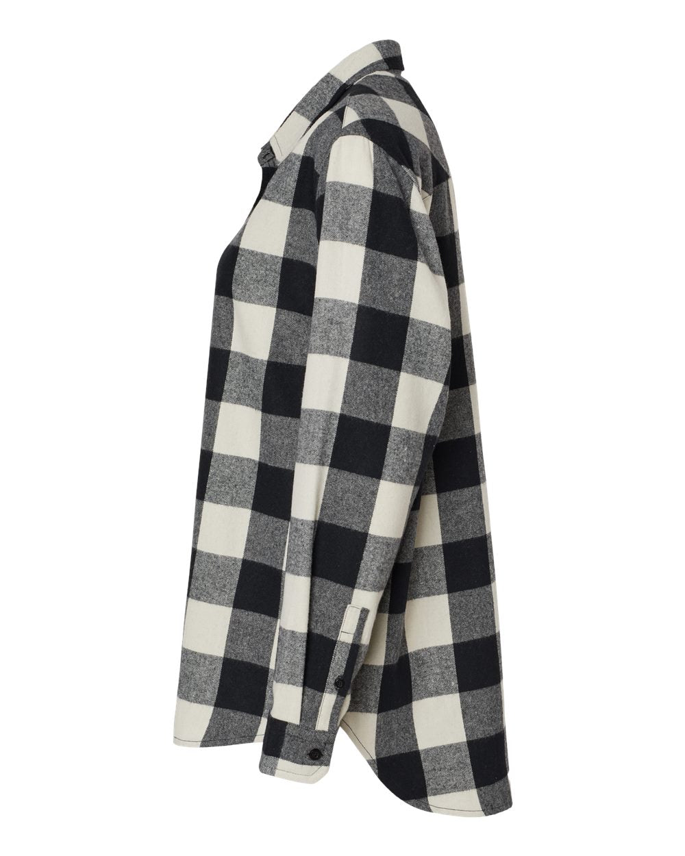 Women's Boyfriend Flannel - DirectSide - B12986244 - Ecru/ Black Buffalo