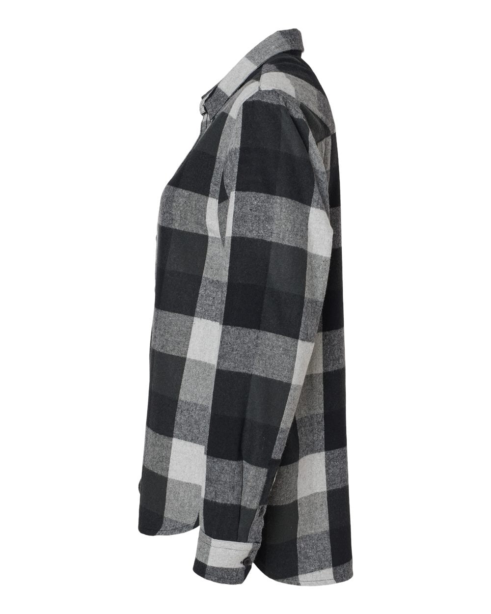 Women's Boyfriend Flannel - DirectSide - B12986584 - Black/ Grey