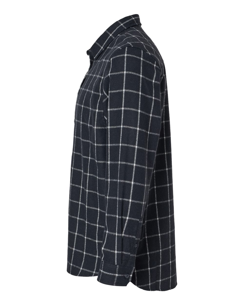 Women's Boyfriend Flannel - DirectSide - B12986663 - Navy/ White