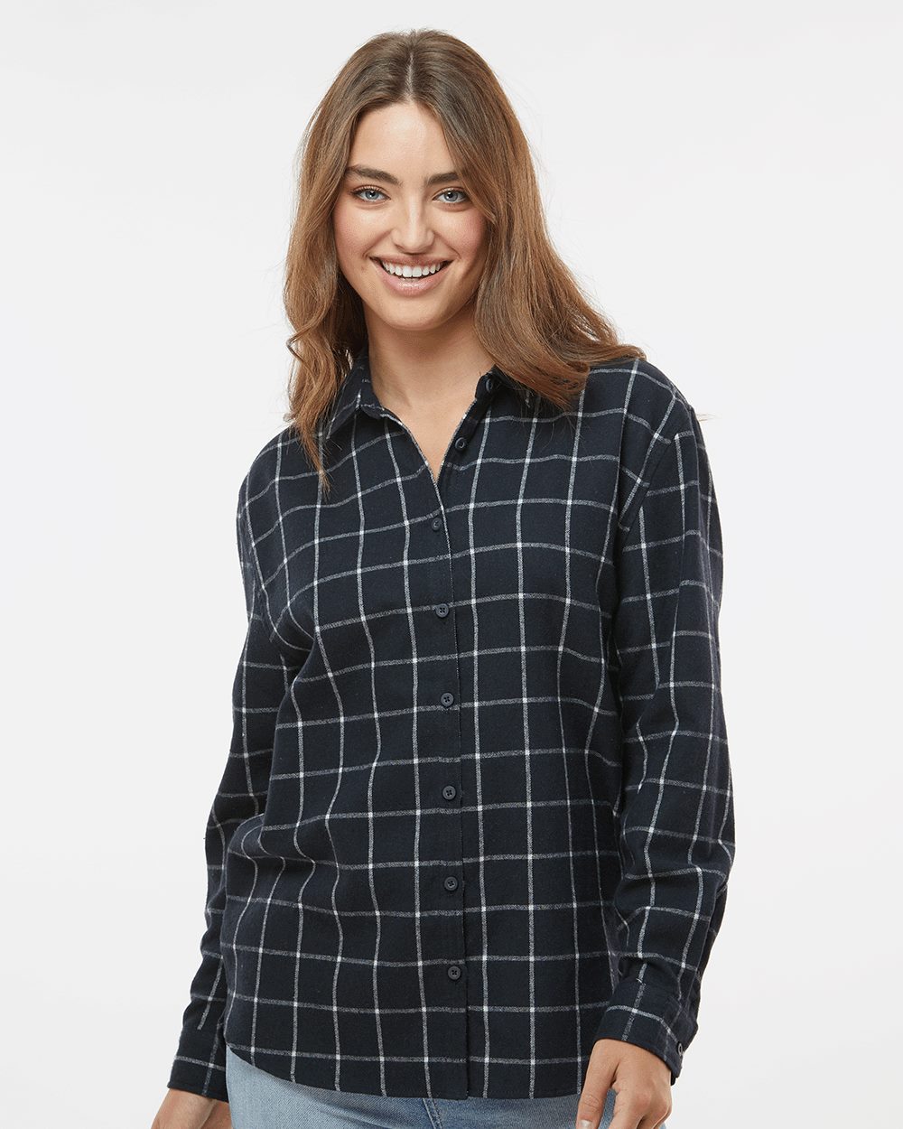 Women's Boyfriend Flannel - styleImage
