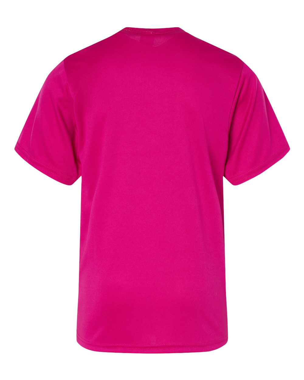 Youth Performance T-Shirt - Back - B85685312 - Hot Pink