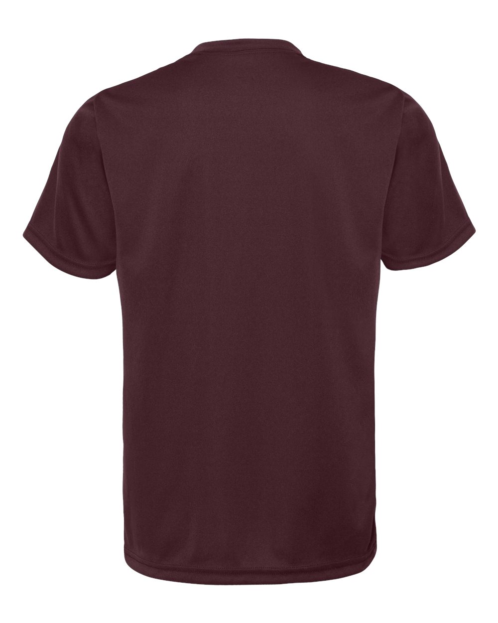 Youth Performance T-Shirt - Back - B85685532 - Maroon