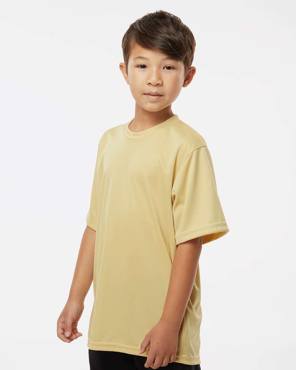 Youth Performance T-Shirt - OnModelSide - B85685282 - Vegas Gold