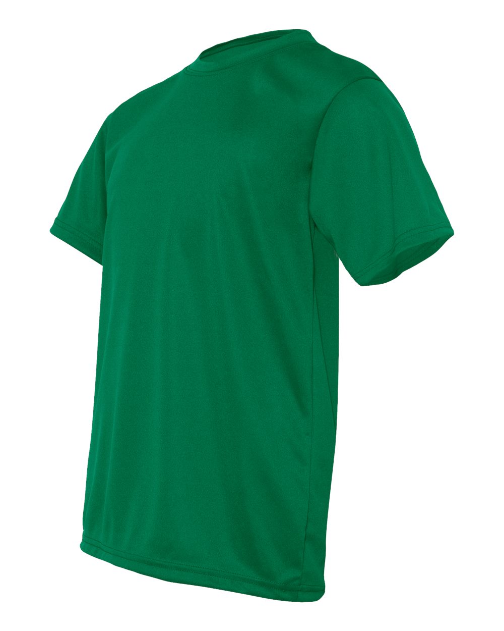 Youth Performance T-Shirt - Side - B85685602 - Kelly