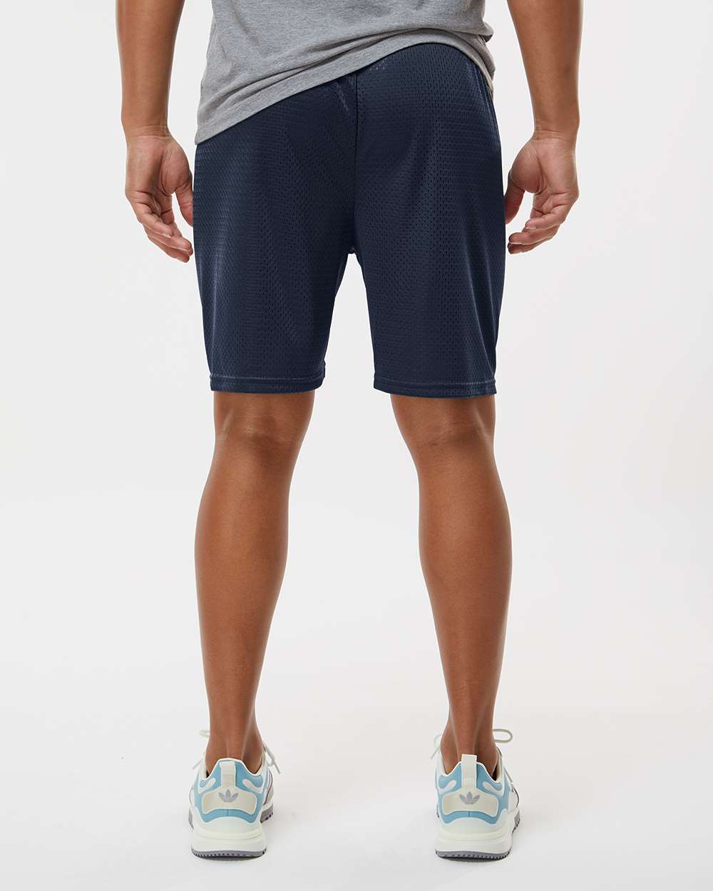 Men's Mesh 7" Shorts - OnModelBack - B89785653 - Navy