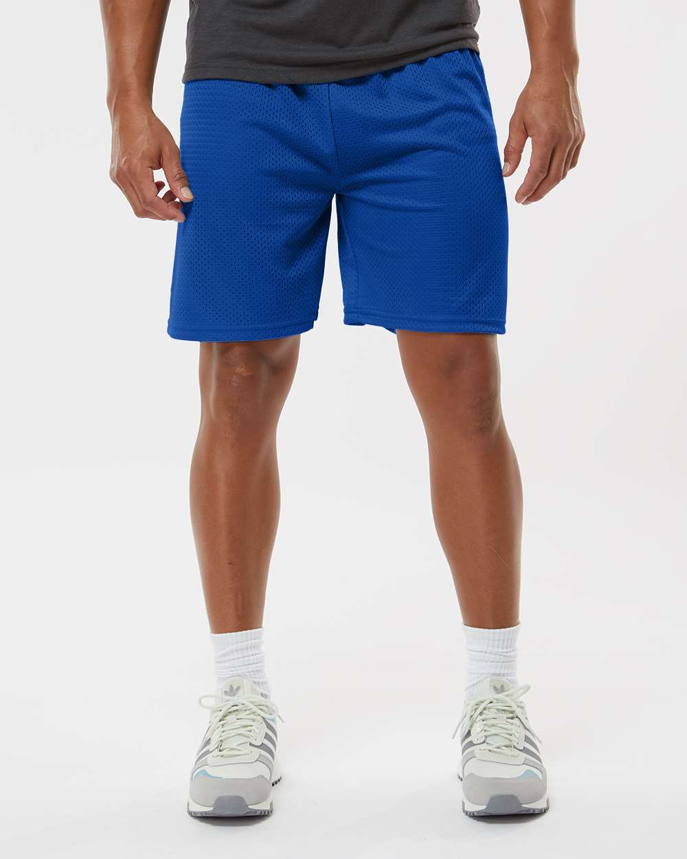 Men's Mesh 7" Shorts - OnModelFront - B89785753 - Royal