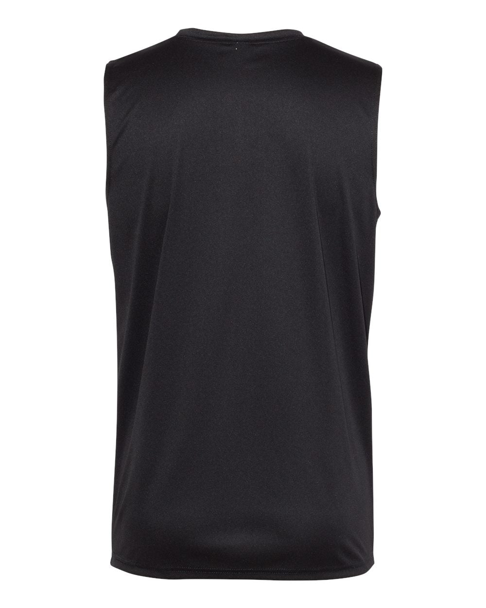 Men's Sleeveless T-Shirt - Back - B06485502 - Black