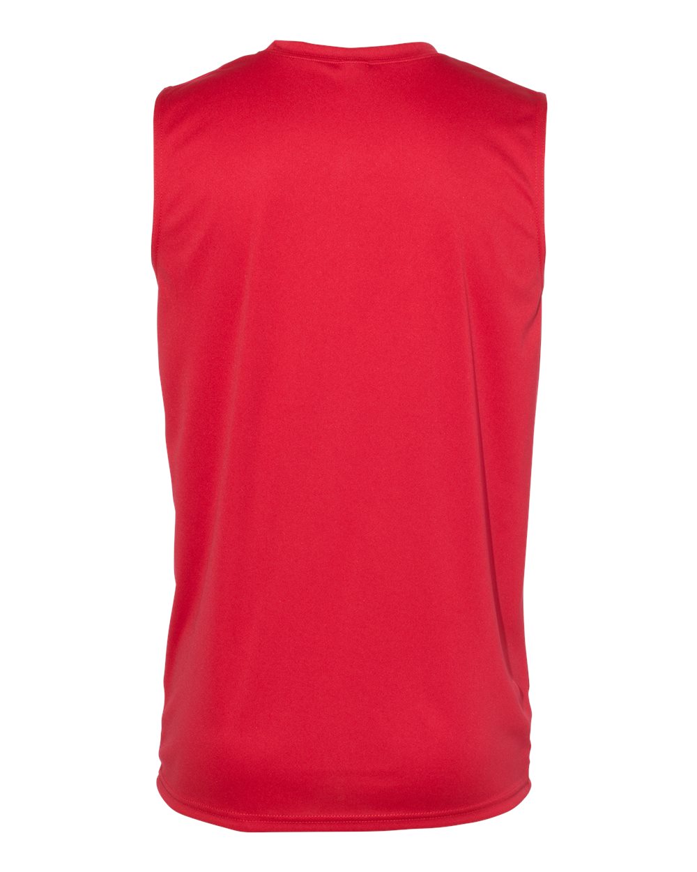 Men's Sleeveless T-Shirt - Back - B06485702 - Red