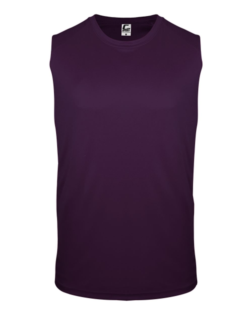 Men's Sleeveless T-Shirt - Front - B06485672 - Purple