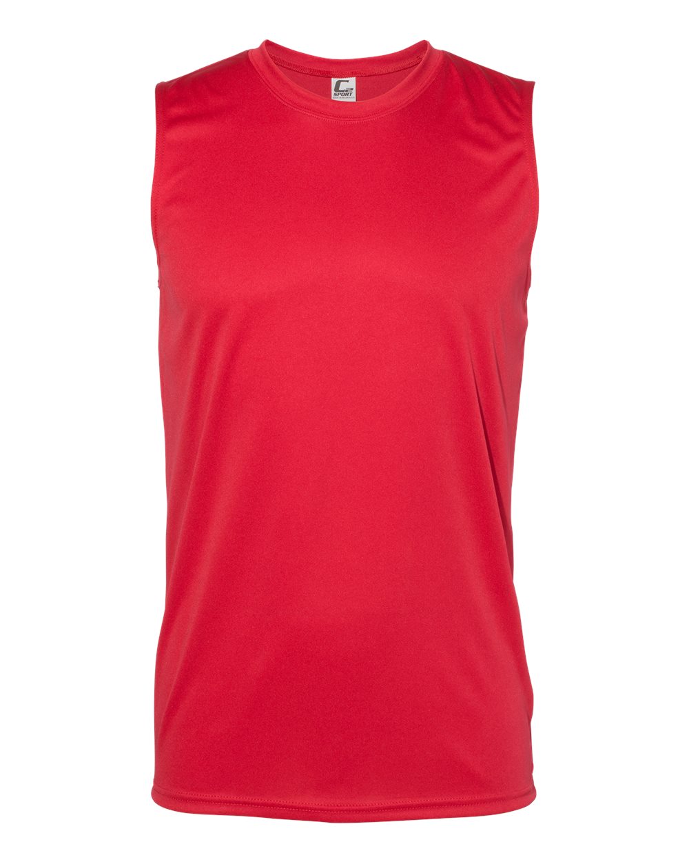 Men's Sleeveless T-Shirt - Front - B06485702 - Red
