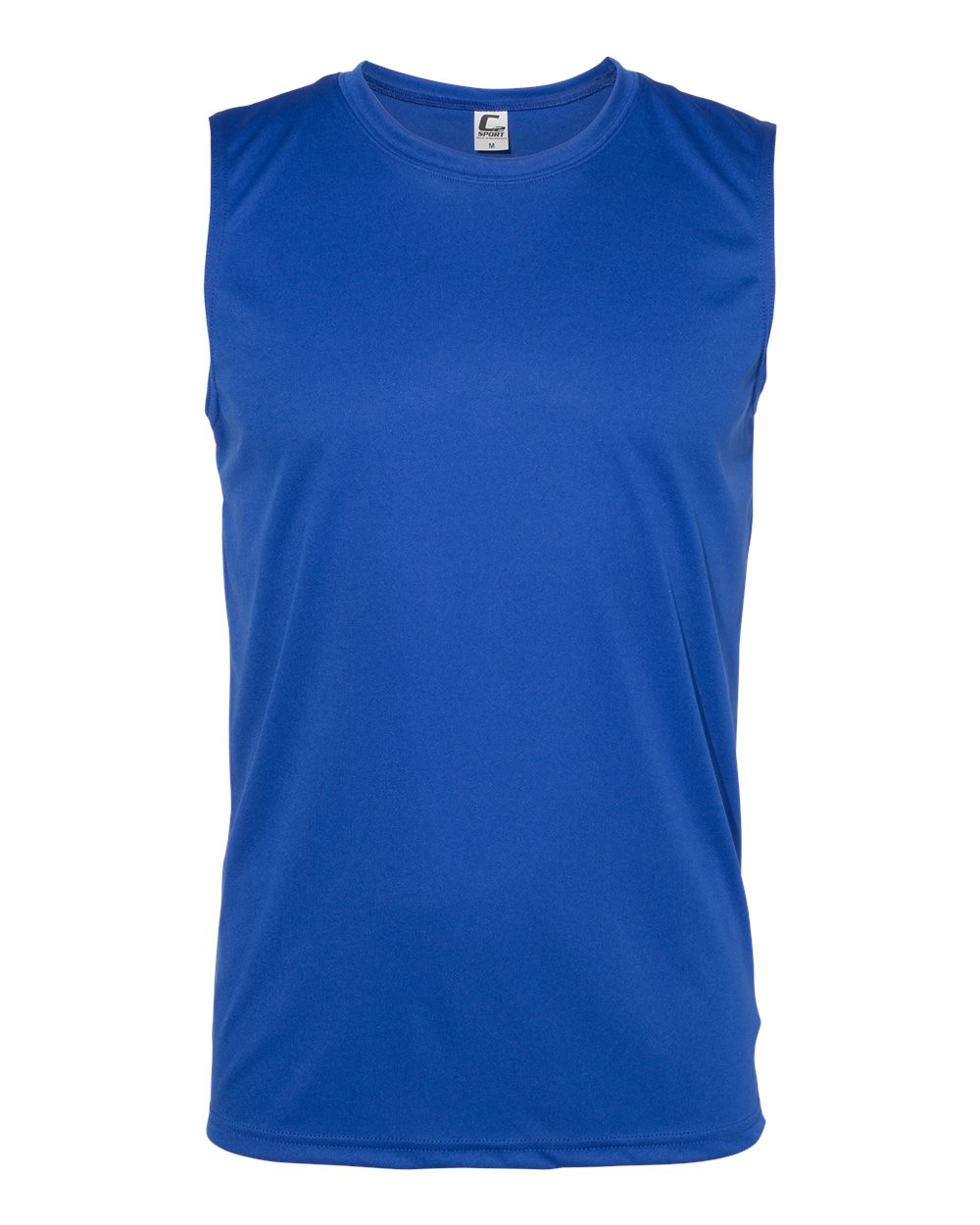 Men's Sleeveless T-Shirt - Front - B06485752 - Royal