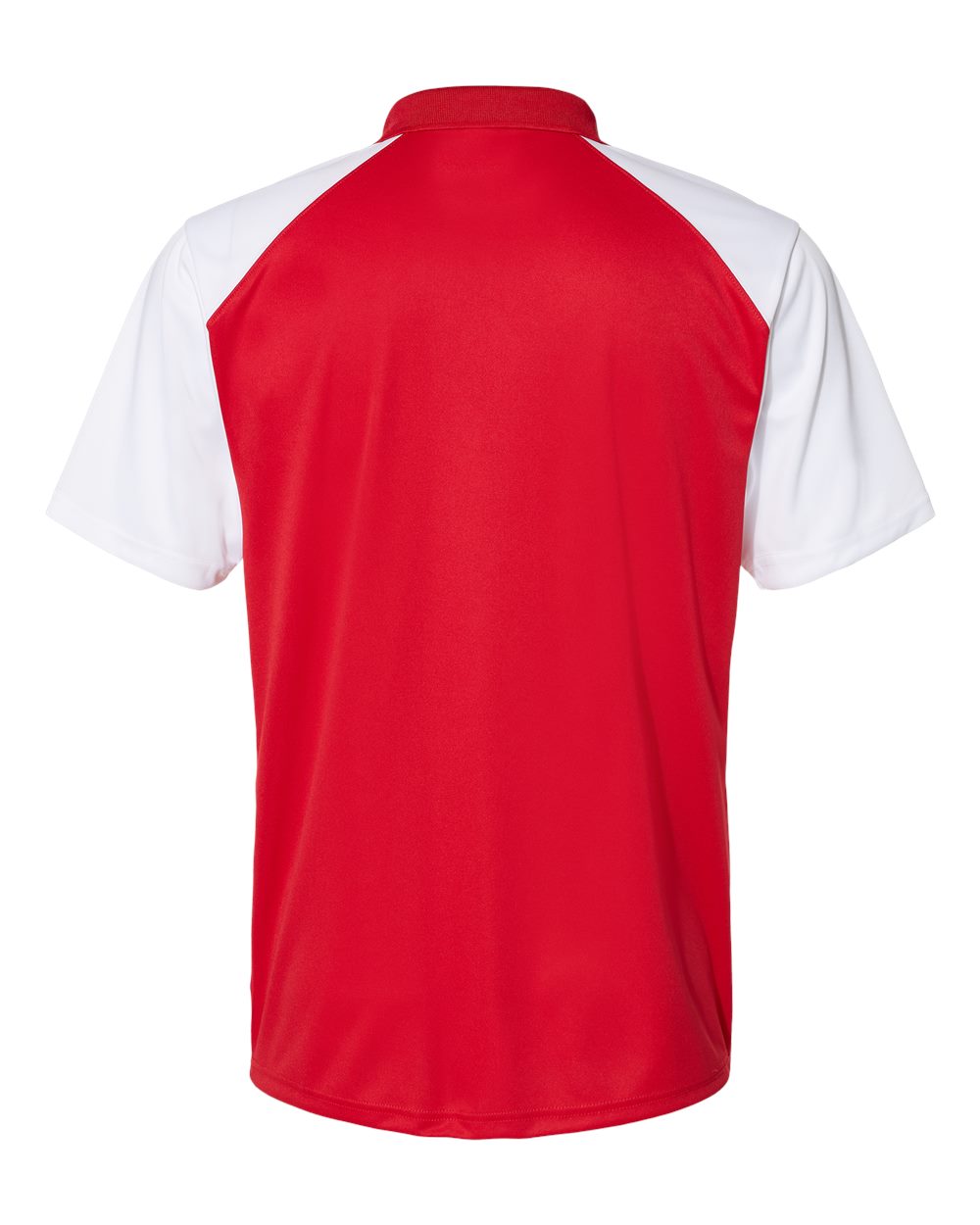 Men's Sport Polo - Back - B57685702 - Red/ White