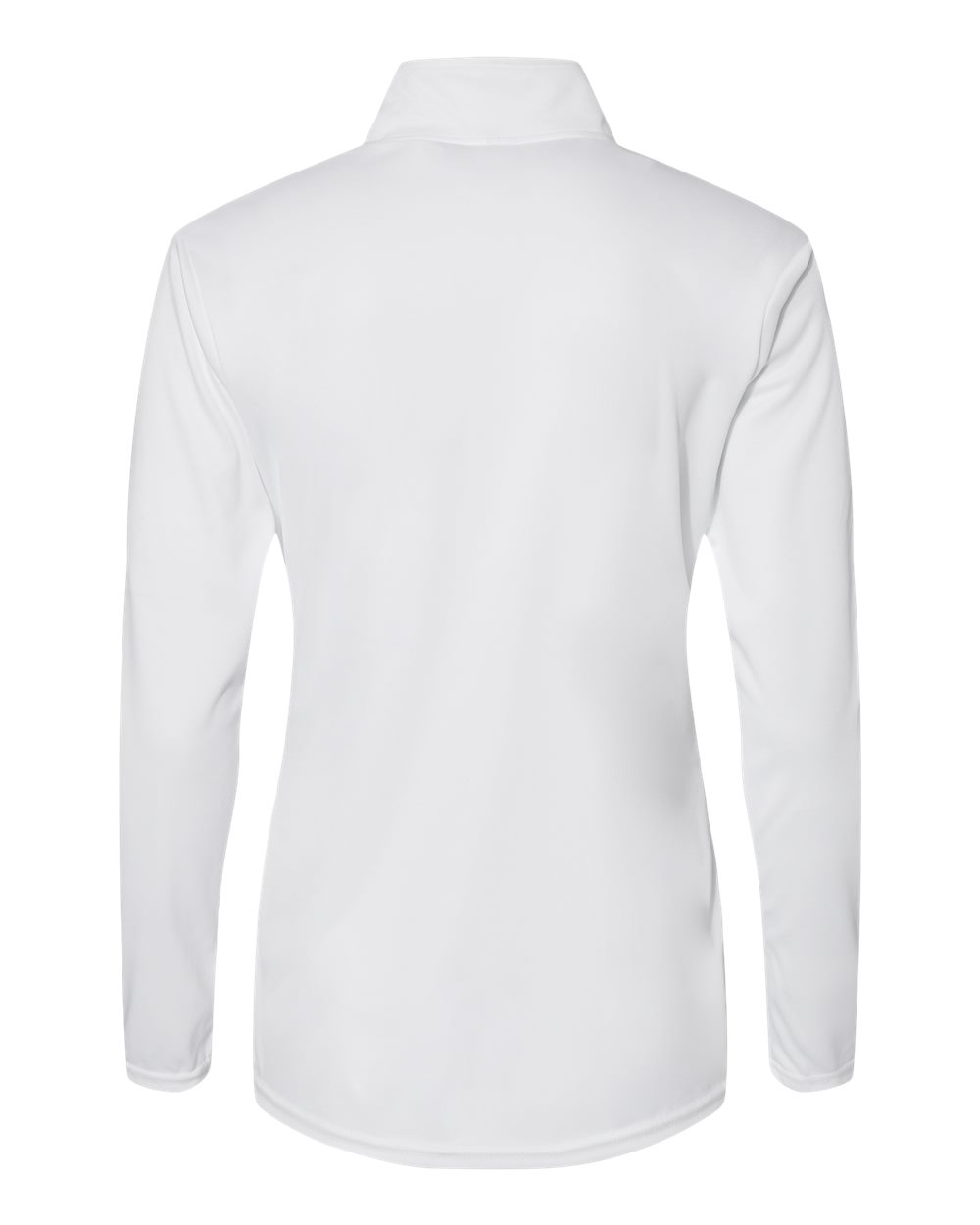 Women's Quarter-Zip Pullover - Back - B58285002 - White