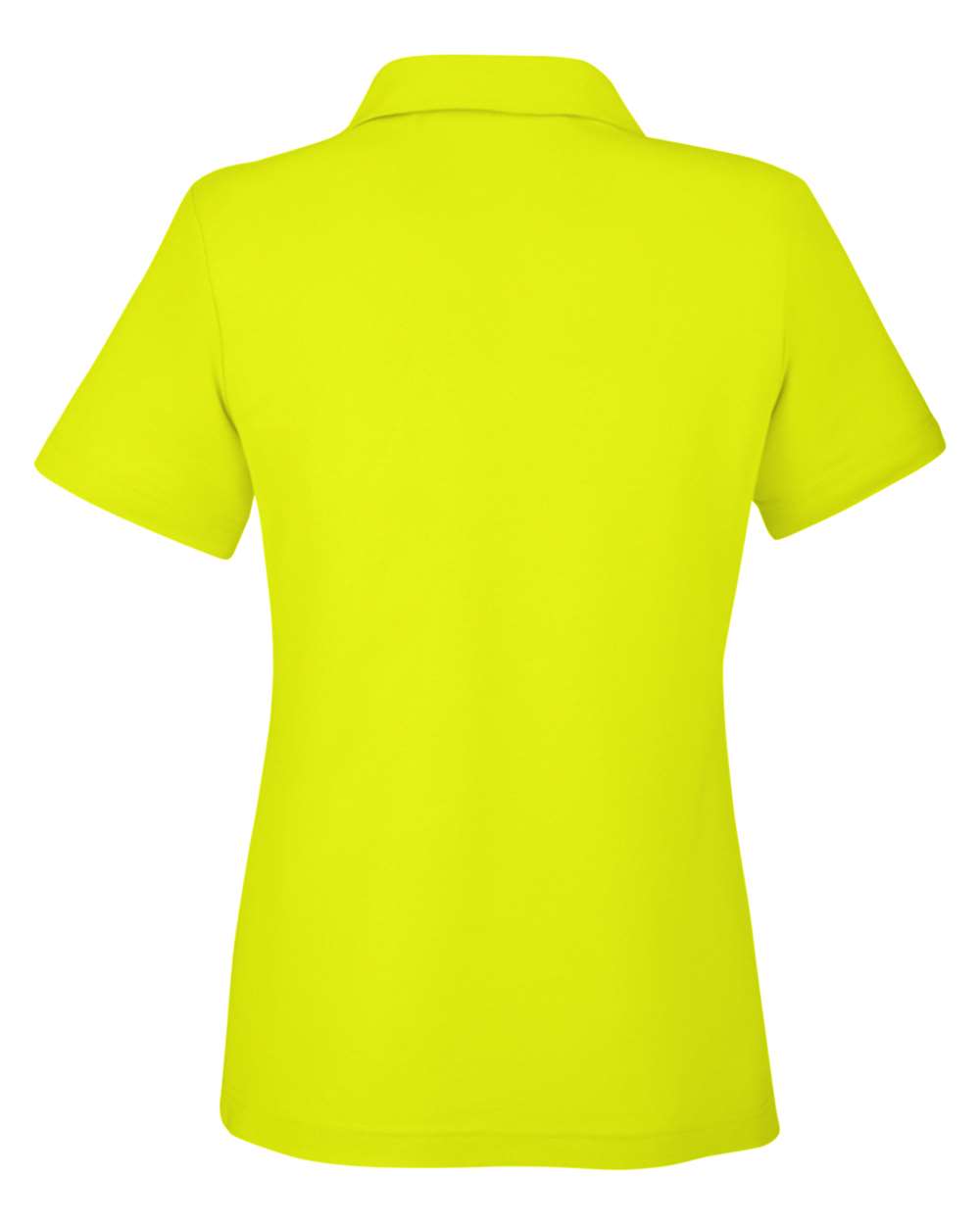 Women's Fusion ChromaSoft™ Pique Polo - Back - B280A7162 - Safety Yellow