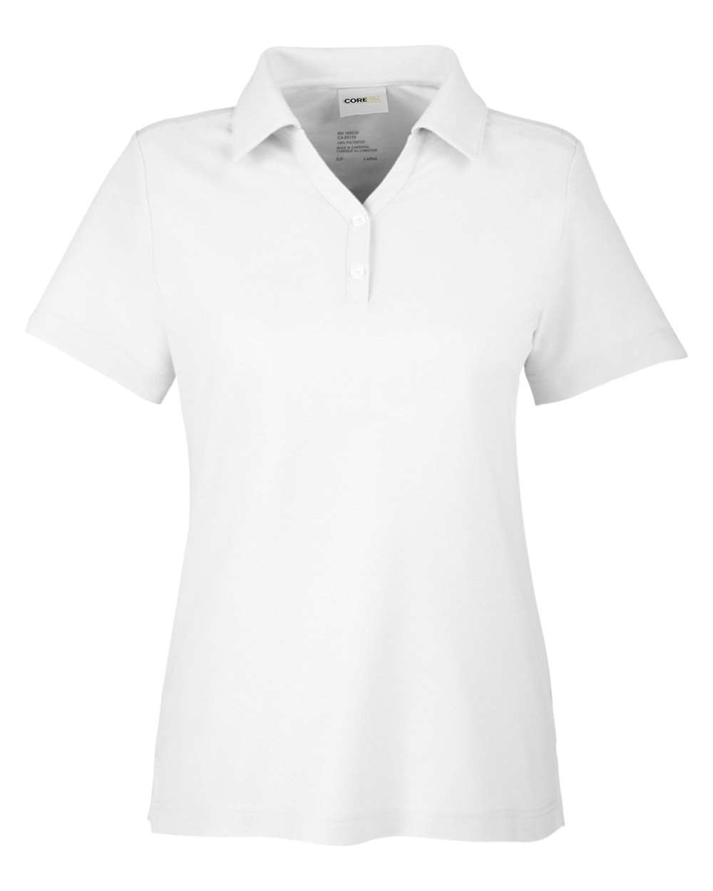 Women's Fusion ChromaSoft™ Pique Polo - Front - B280A7002 - White