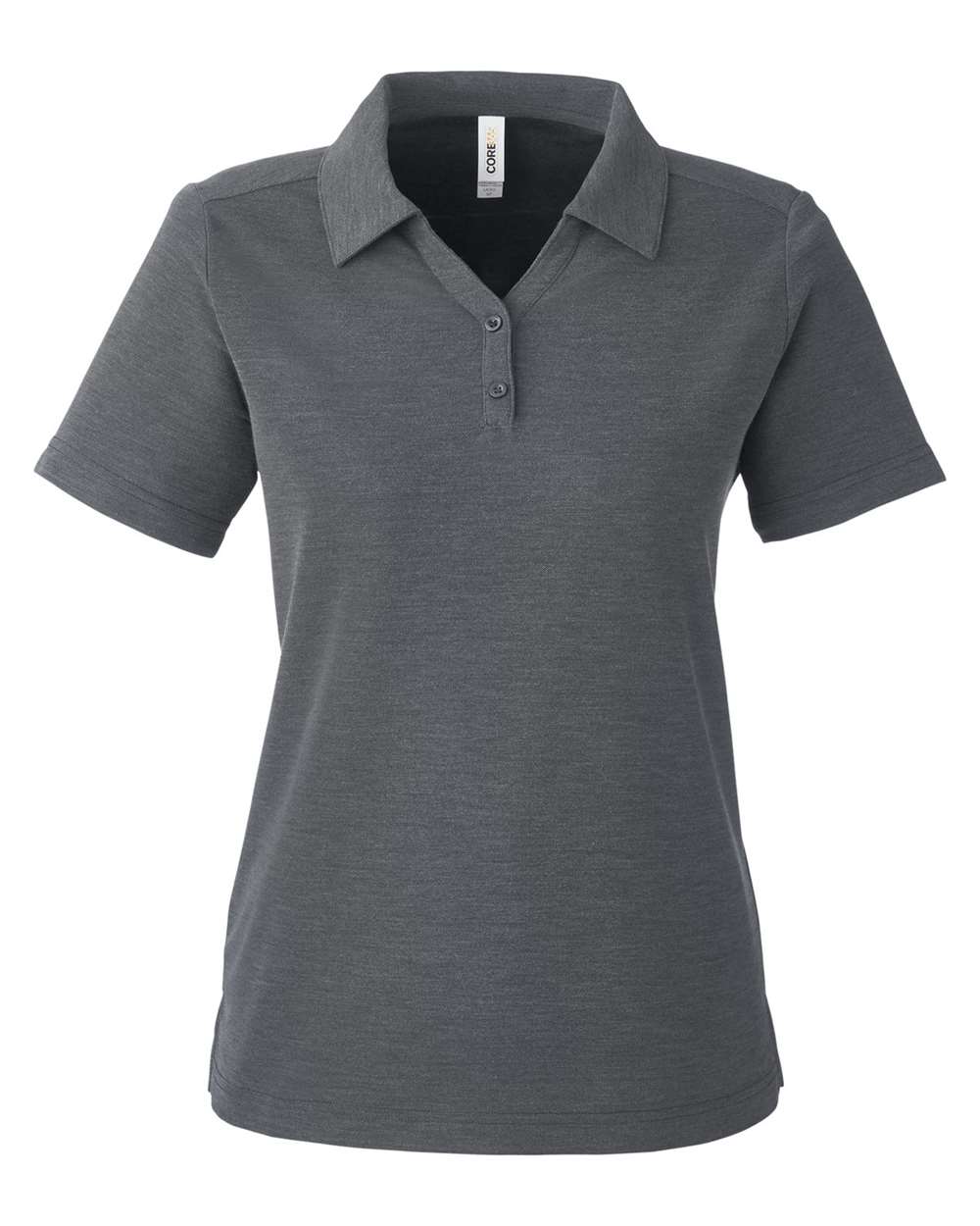 Women's Fusion ChromaSoft™ Pique Polo - Front - B280A7102 - Carbon Heather