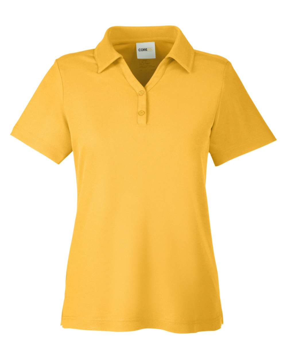Women's Fusion ChromaSoft™ Pique Polo - Front - B280A7122 - Campus Gold