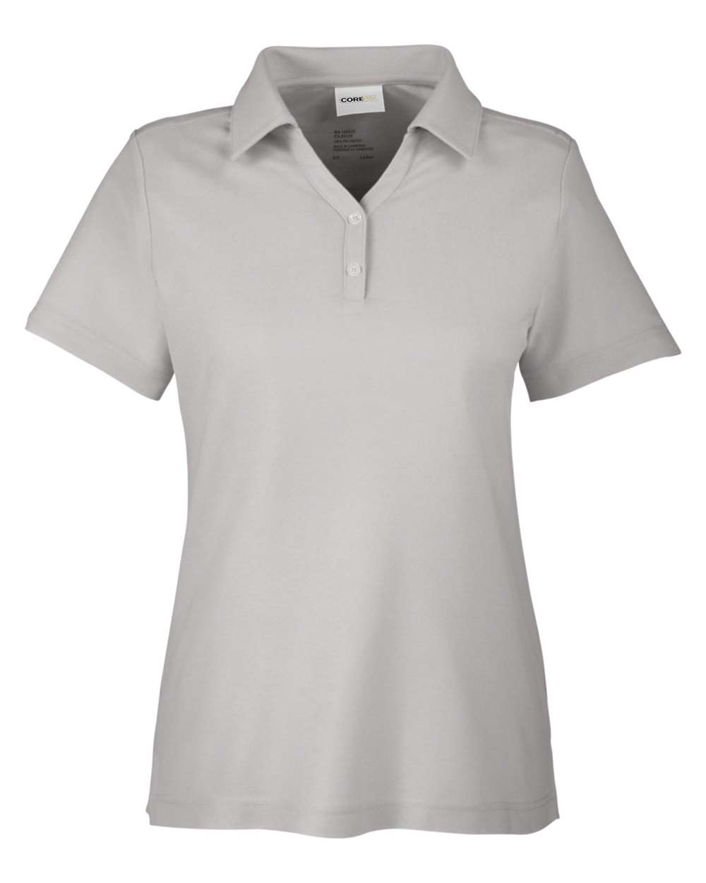Women's Fusion ChromaSoft™ Pique Polo - Front - B280A7352 - Platinum
