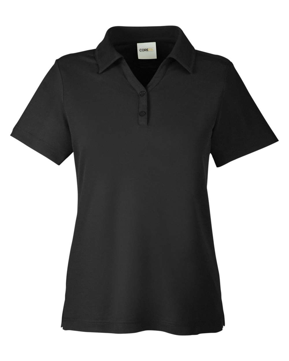 Women's Fusion ChromaSoft™ Pique Polo - Front - B280A7502 - Black