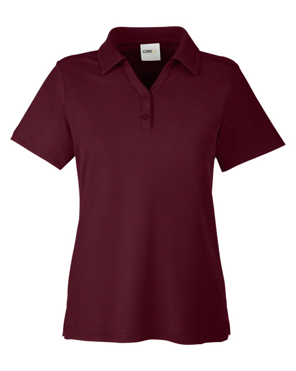 Women's Fusion ChromaSoft™ Pique Polo - Front - B280A7532 - Burgundy