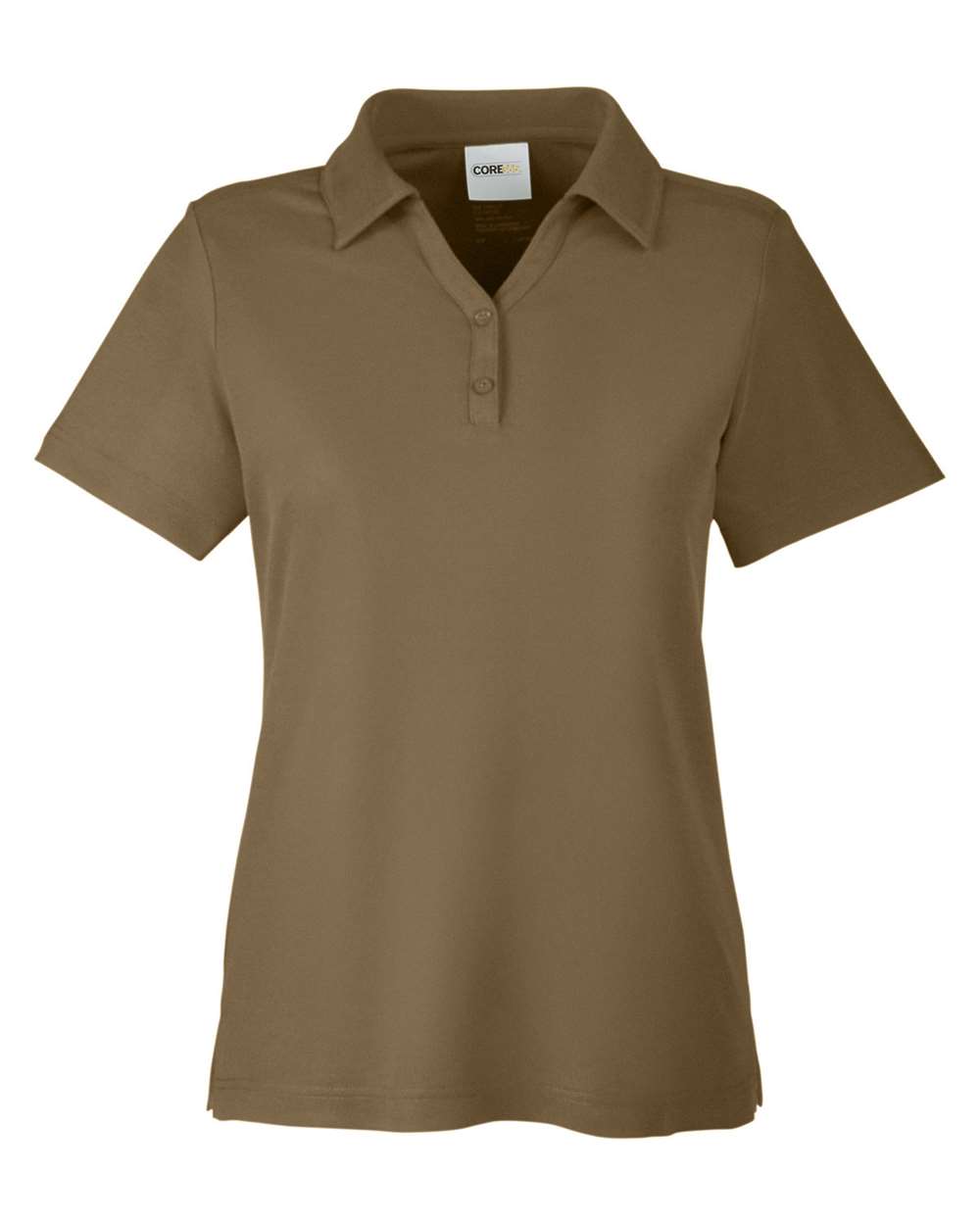 Women's Fusion ChromaSoft™ Pique Polo - Front - B280A7552 - Coyote Brown
