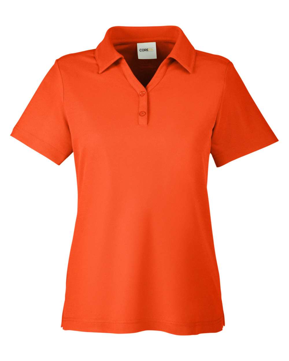Women's Fusion ChromaSoft™ Pique Polo - Front - B280A7662 - Campus Orange