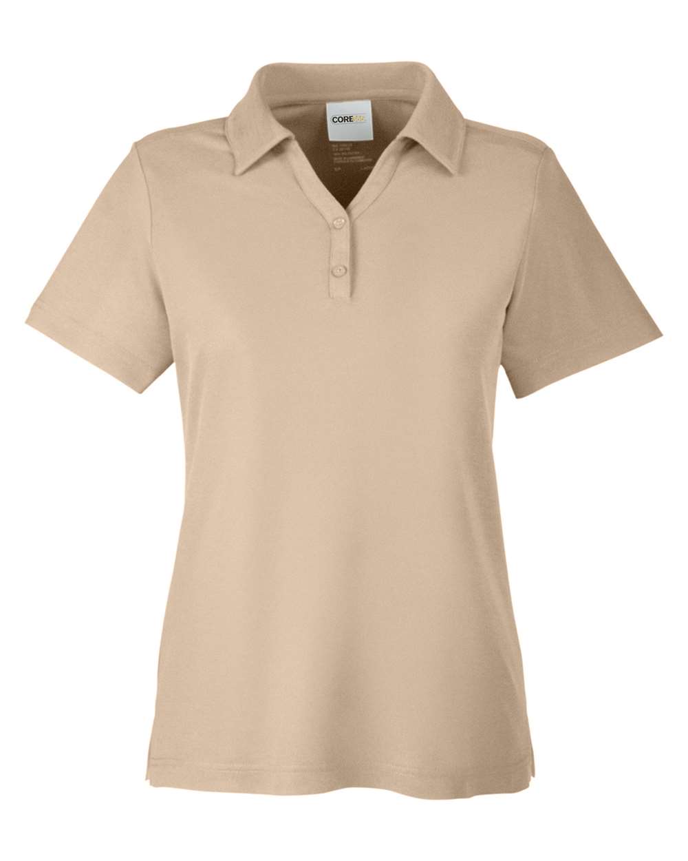 Women's Fusion ChromaSoft™ Pique Polo - Front - B280A7732 - Stone