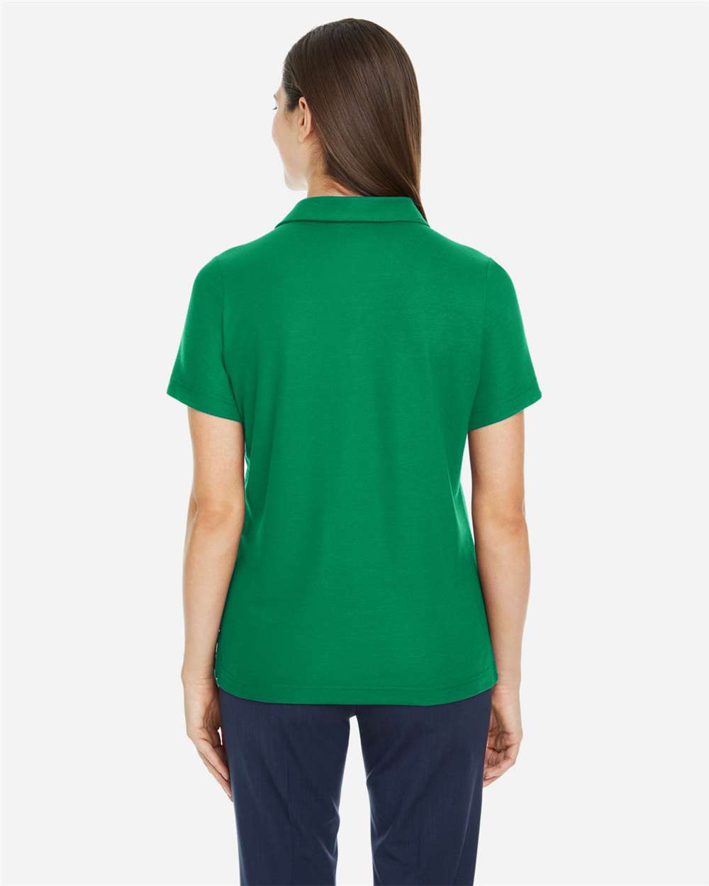 Women's Fusion ChromaSoft™ Pique Polo - OnModelBack - B280A7602 - Kelly Green
