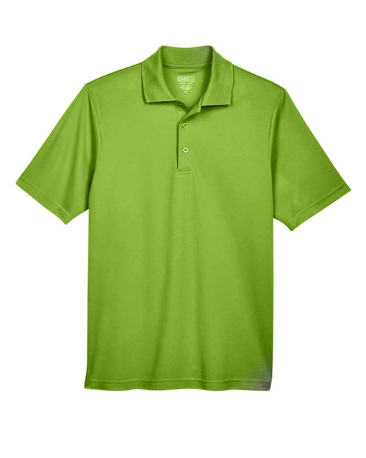 Men's Origin Performance Piqué Polo - Front - B221A7172 - Acid Green