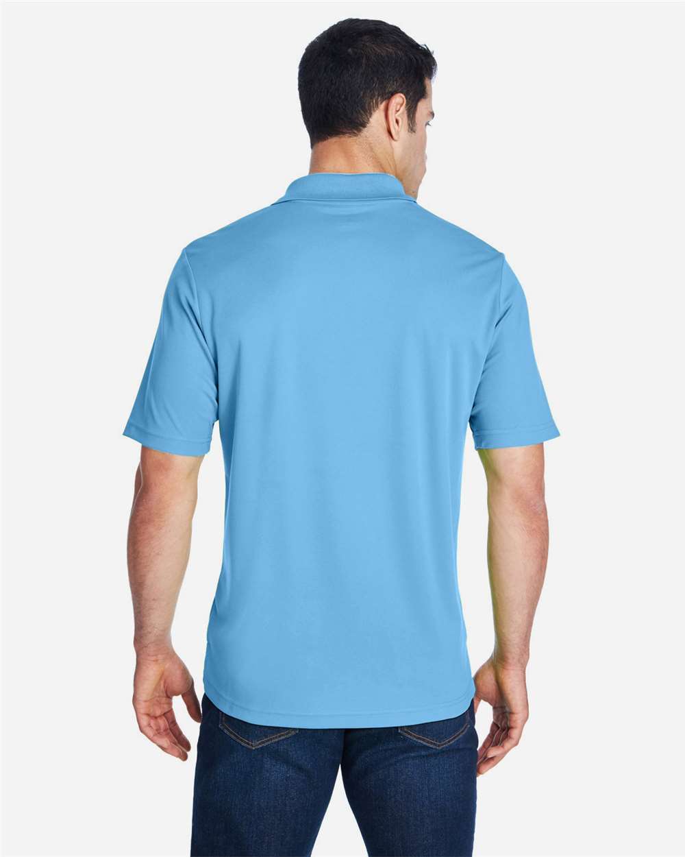 Men's Origin Performance Piqué Polo - OnModelBack - B221A7262 - Columbia Blue