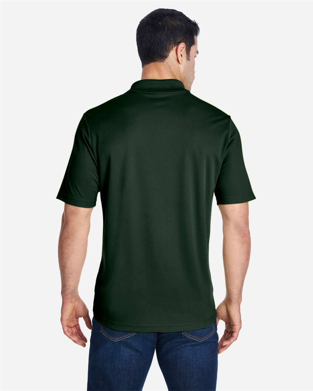Men's Origin Performance Piqué Polo - OnModelBack - B221A7542 - FOREST