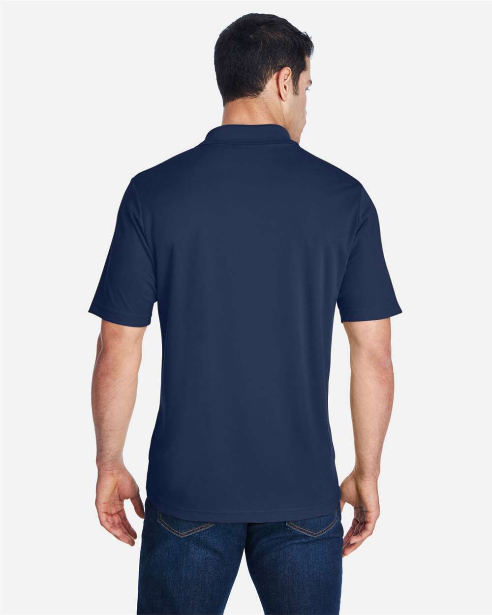 Men's Origin Performance Piqué Polo - OnModelBack - B221A7652 - Classic Navy