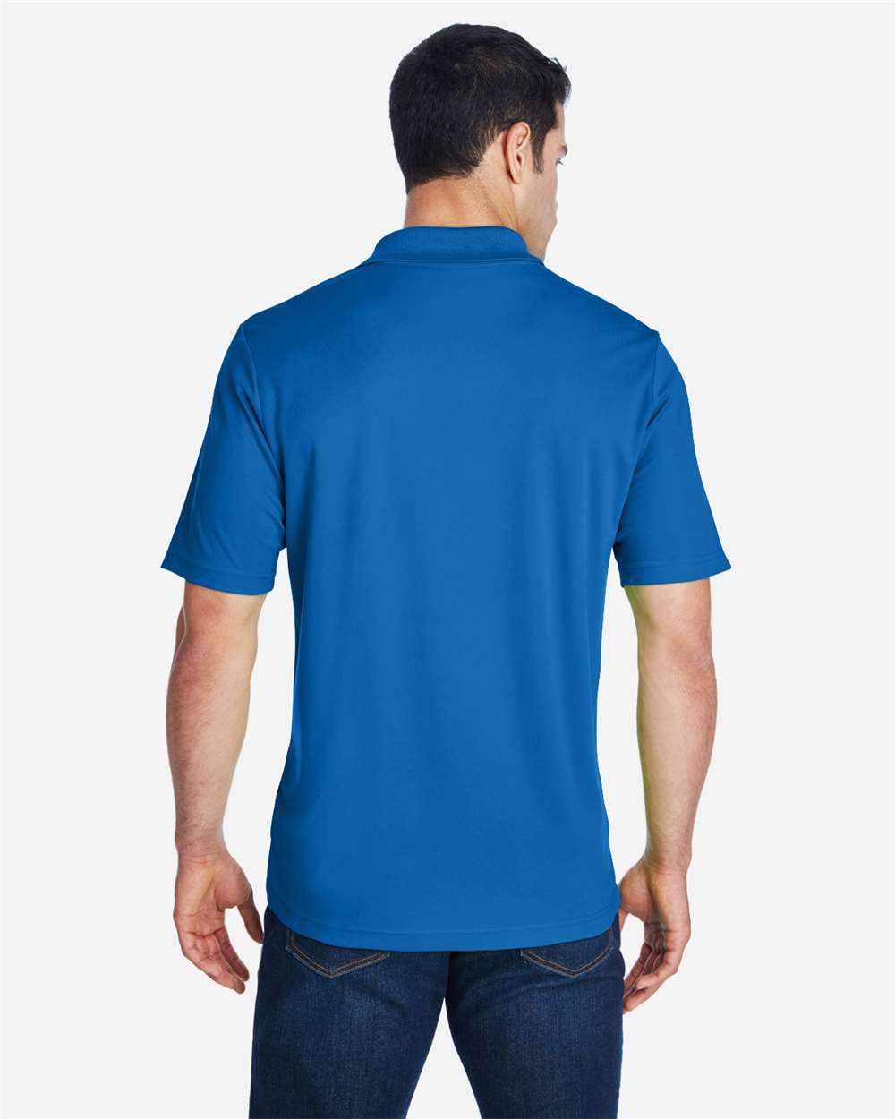 Men's Origin Performance Piqué Polo - OnModelBack - B221A7752 - True Royal