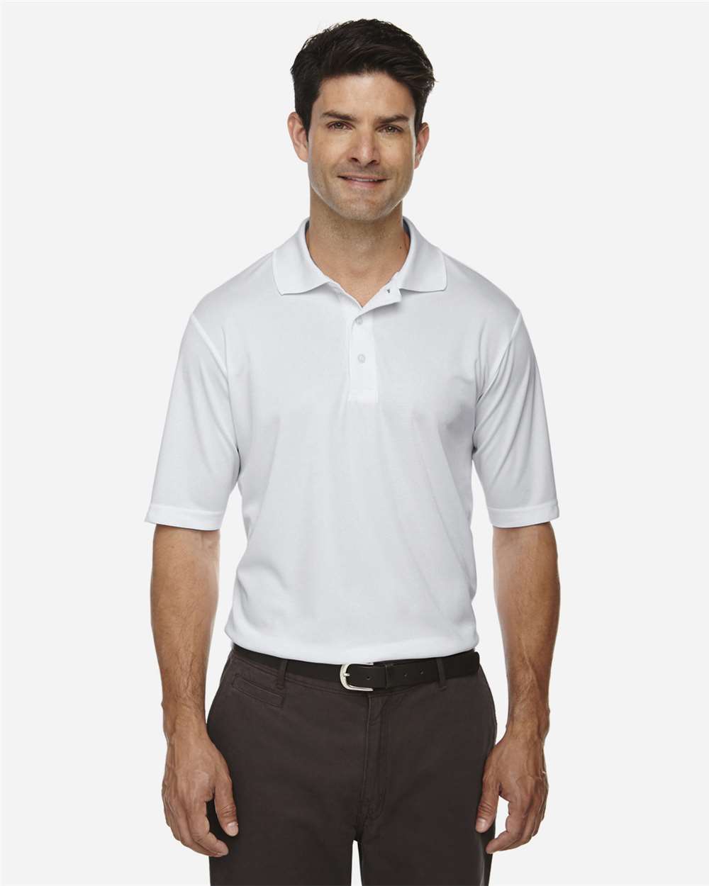 Men's Origin Performance Piqué Polo - OnModelFront - B221A7352 - PLATINUM