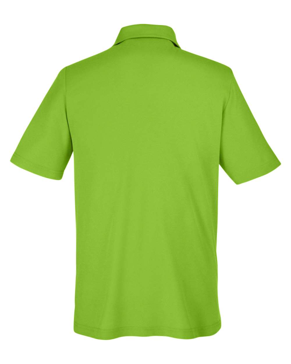 Men's Fusion ChromaSoft™ Pique Polo - Back - B275A7173 - Acid Green