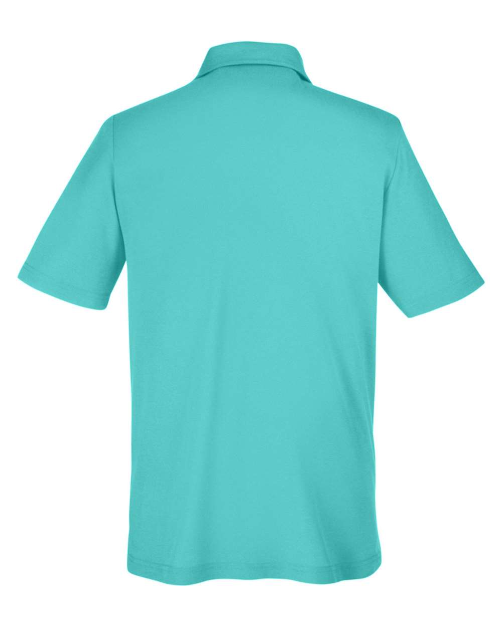 Men's Fusion ChromaSoft™ Pique Polo - Back - B275A7593 - Sea Glass