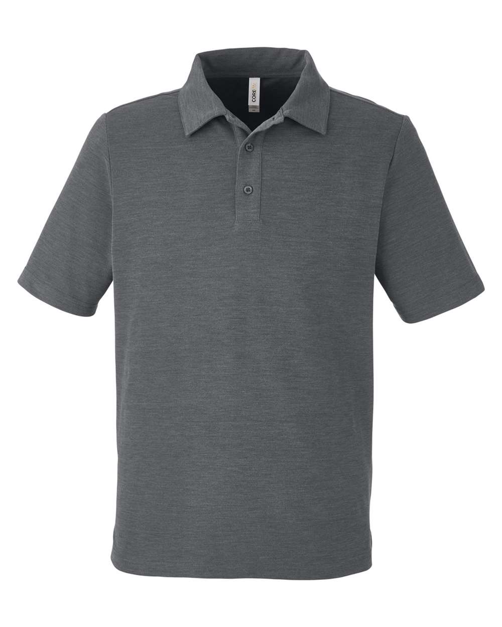 Men's Fusion ChromaSoft™ Pique Polo - Front - B275A7103 - Carbon Heather