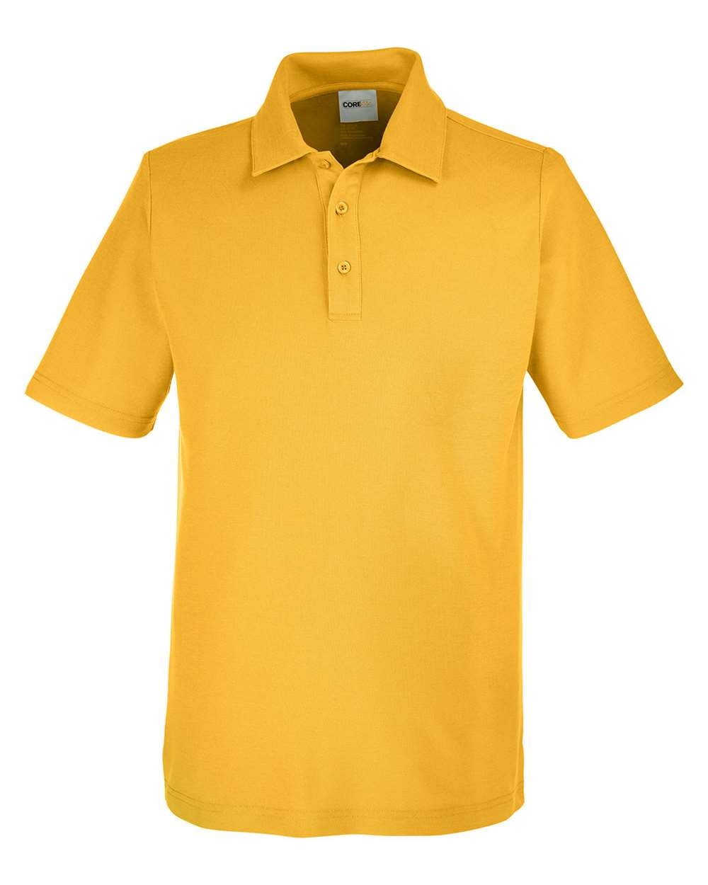 Men's Fusion ChromaSoft™ Pique Polo - Front - B275A7123 - Campus Gold