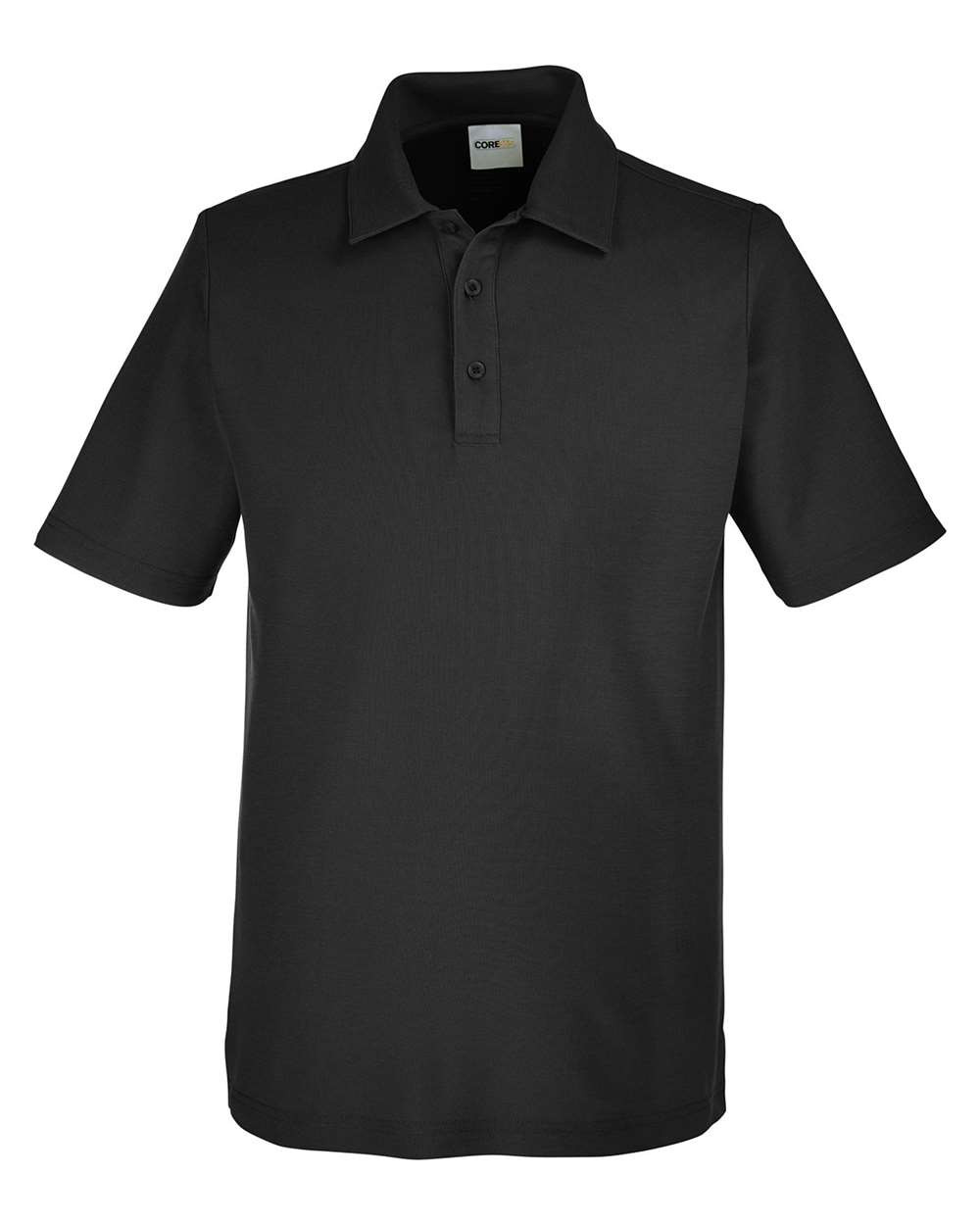 Men's Fusion ChromaSoft™ Pique Polo - Front - B275A7503 - Black