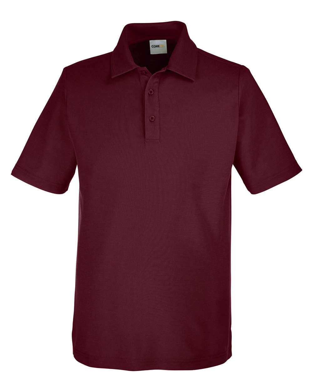 Men's Fusion ChromaSoft™ Pique Polo - Front - B275A7533 - Burgundy