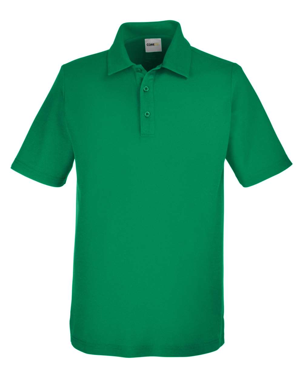 Men's Fusion ChromaSoft™ Pique Polo - Front - B275A7603 - Kelly Green