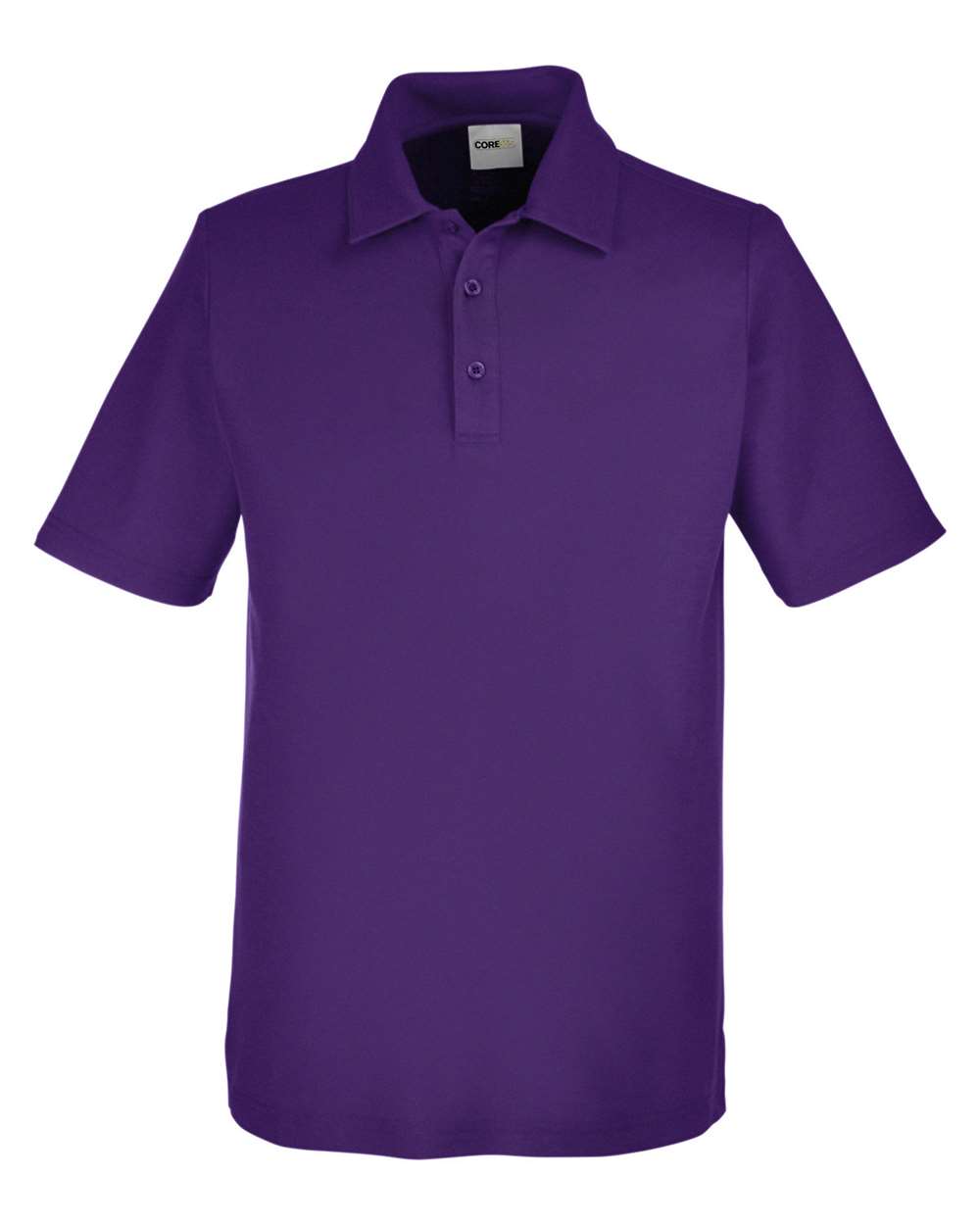 Men's Fusion ChromaSoft™ Pique Polo - Front - B275A7673 - Campus Purple