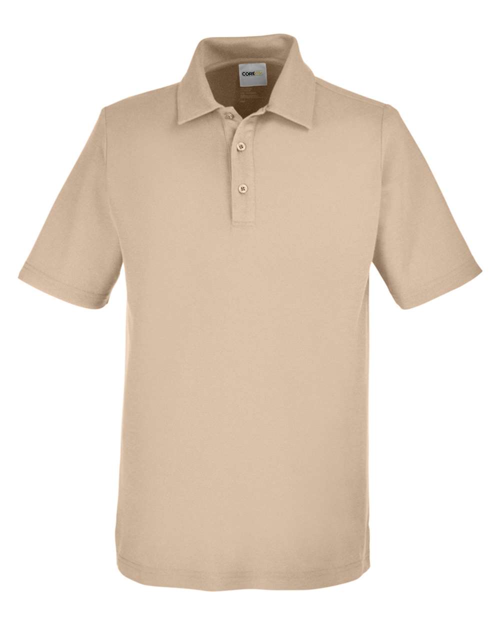 Men's Fusion ChromaSoft™ Pique Polo - Front - B275A7733 - Stone